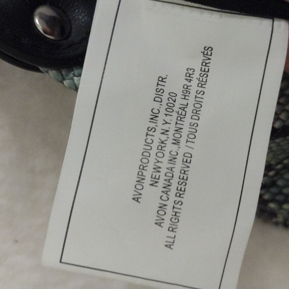 *Like New* Avon Mark Shoulder Blue Snakeskin Bag - Picture 3 of 3